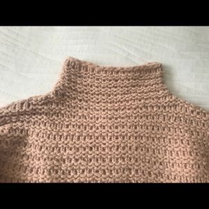 Free People Sweaters - Free People soft pink funnel neck sweater XS Free People Sweaters - Free People soft pink funnel neck sweater XS